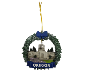 Oregon State Capitol Wreath Ornament-image