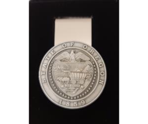 Oregon State Seal Money Clip-image