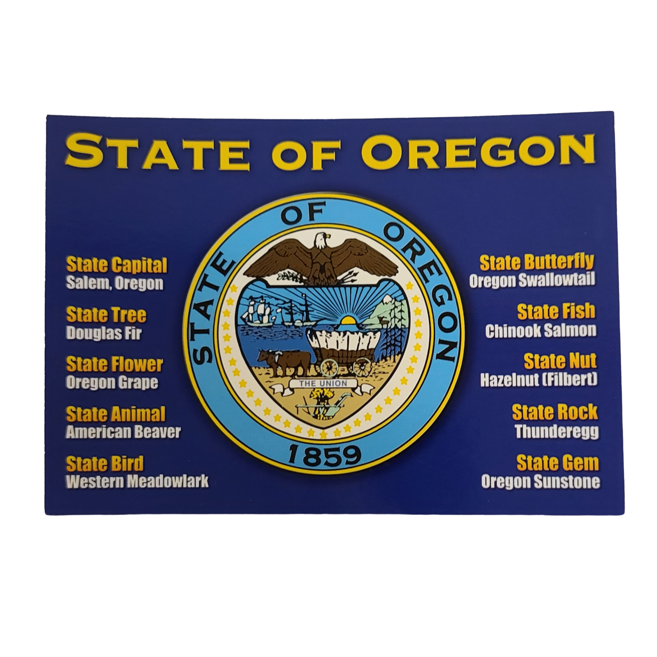Oregon State Seal Postcard-image