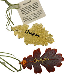 Oregon Oak Leaf Ornament-image