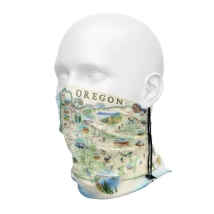Oregon Map Neck Gaiters-image
