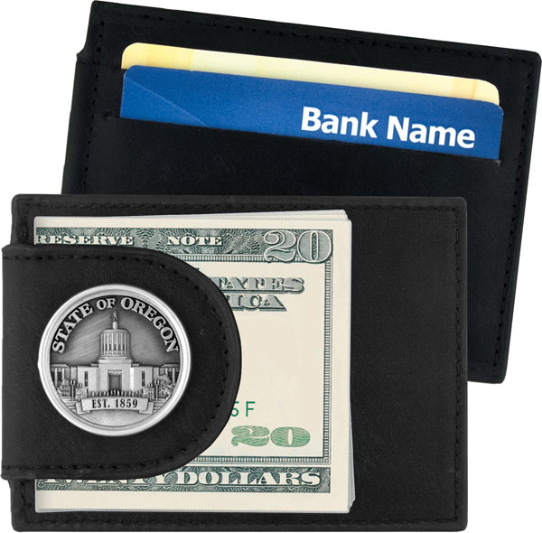 Oregon State Capitol Wallet Money Clip Holder-image