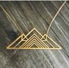 Oregon Geometric Mountain Necklace-image