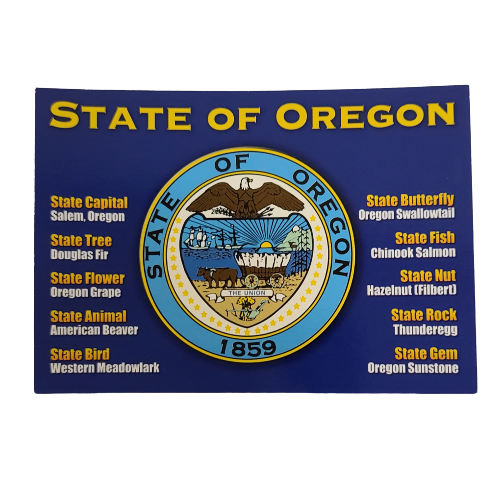 Oregon State Seal Postcard - Visit the Oregon Capitol