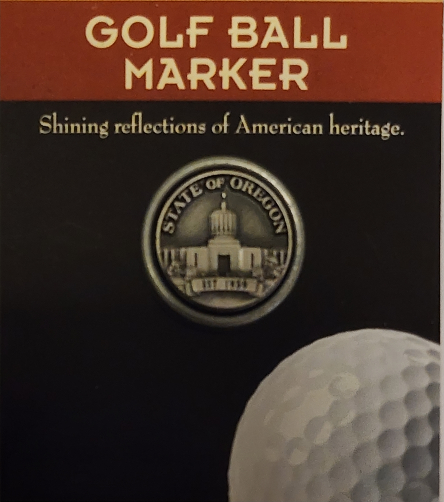 Oregon State Capitol Golf Ball Marker-image