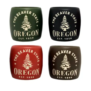 Oregon Etched Matte Shot Glass