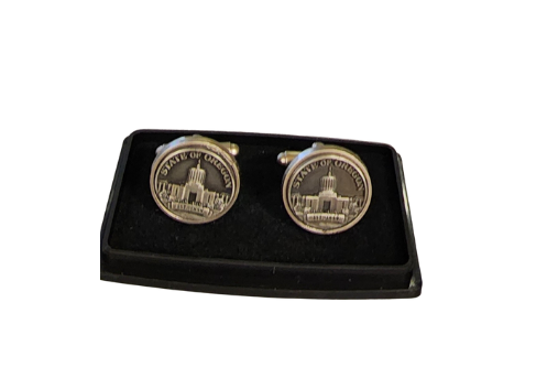 Oregon State Capitol Cuff Links-image